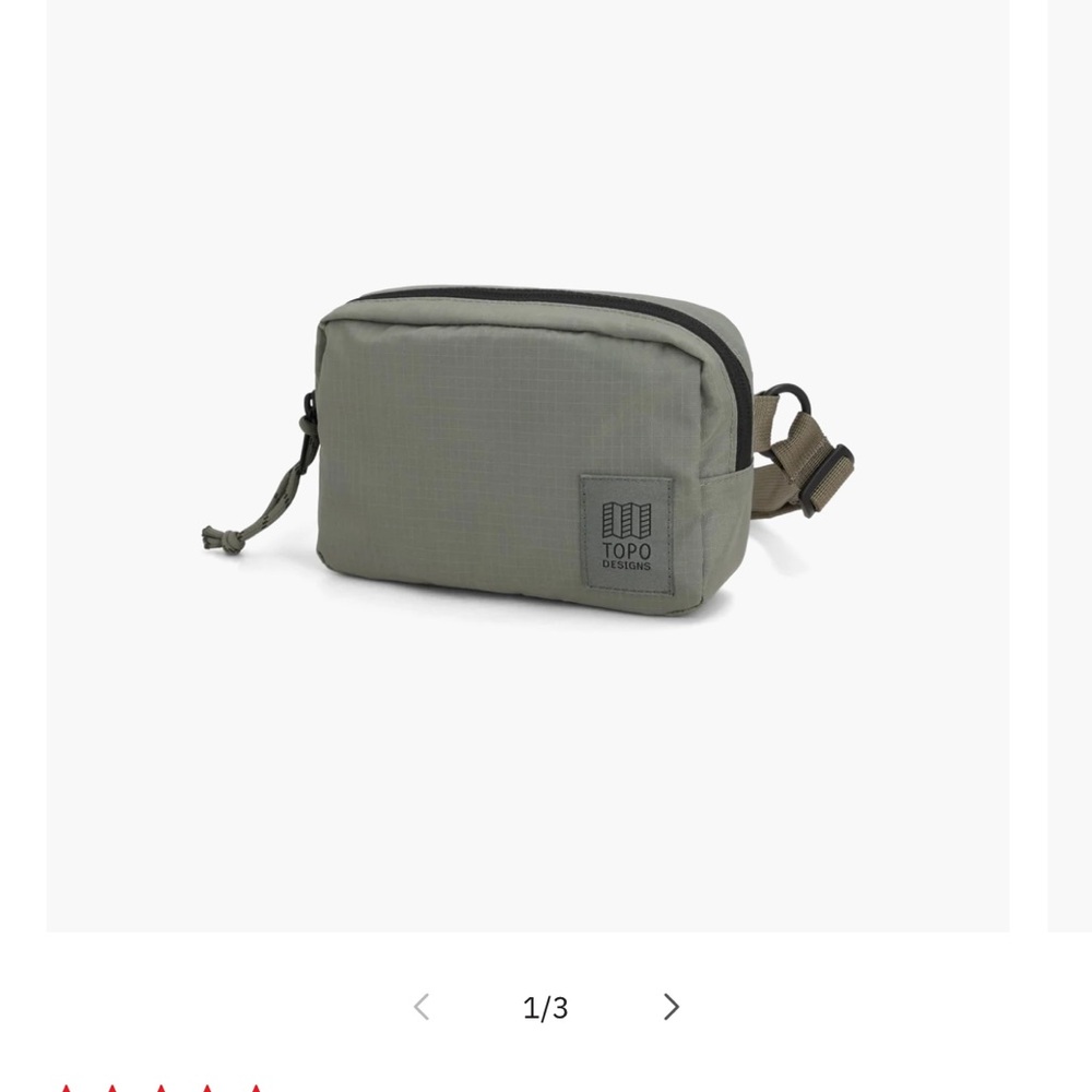 Topo Designs Ripstop Belt Bag NWT - Picture 6 of 7